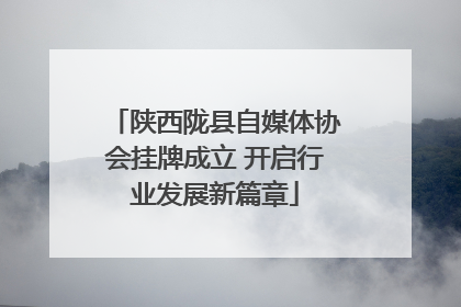 陕西陇县自媒体协会挂牌成立 开启行业发展新篇章